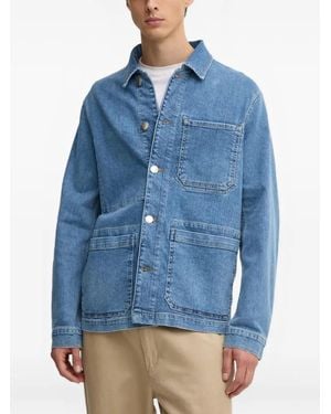 Benetton Jack Met Borstzak - Blauw