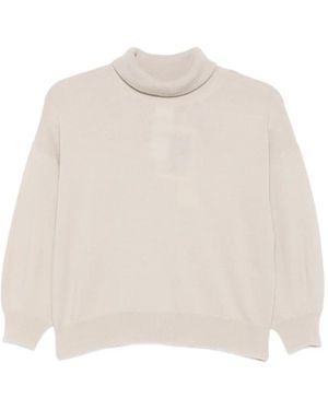 Max Mara Mmlbreak Three-Quarter-Sleeve Sweater - Natural