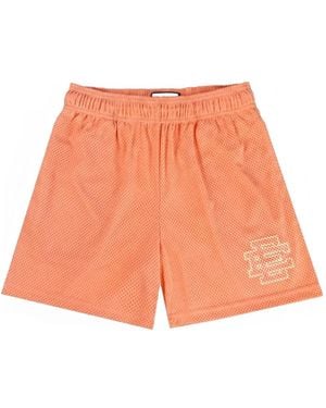 Eric Emanuel Pantalones Cortos De Malla - Naranja