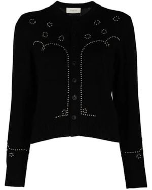 The Great Studded Cardigan - Black