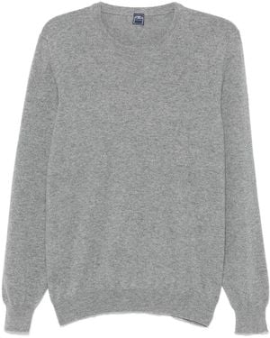Fedeli Mélange-Effect Jumper - Grey