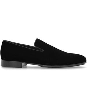 Etro Suede Loafers - Black