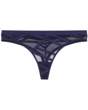 Marlies Dekkers The Illusionist Thong - Blue