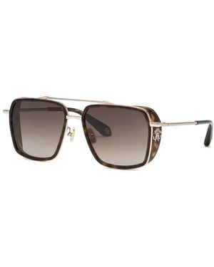 Roberto Cavalli Square-Frame Sunglasses - Black