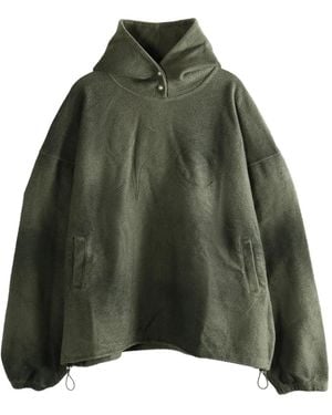 THUG CLUB Textured Hoodie - Green