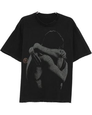 WARMAN Camiseta con motivo gráfico - Negro