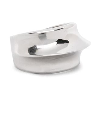 LAG World Aura Sculpted Ring - White