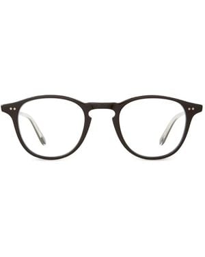 Garrett Leight Lunettes De Soleil Hampton À Monture Ronde - Noir