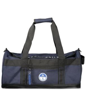 North Sails Borsa A Spalla Con Applicazione Logo - Blu