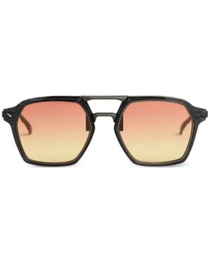 Movitra Climax Geometric-Frame Sunglasses - Black