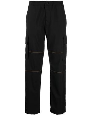 Marni Straight-Leg Virgin-Wool Trousers - Black