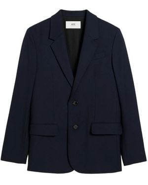 Ami Paris ウール ジャケット - ブルー