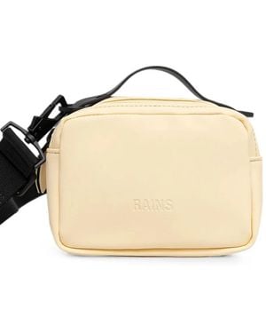 Rains Embossed Shoulder Bag - Natural