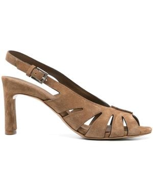 Roberto Del Carlo 80 Mm Suède Sandalen - Bruin
