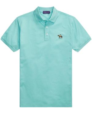 Ralph Lauren Logo-Embroidered Polo Shirt - Blue