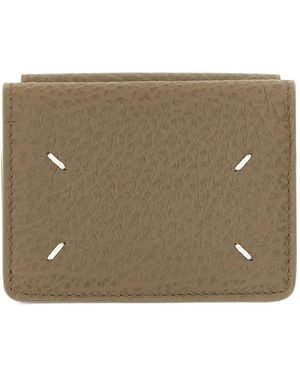 Maison Margiela Four Stitches Leather Wallet - Natural