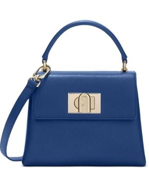 Furla Small Top-Handle Satchel Bag - Blue