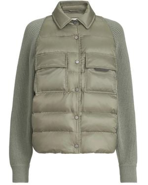 Brunello Cucinelli Nylon Short Down Jacket - Green