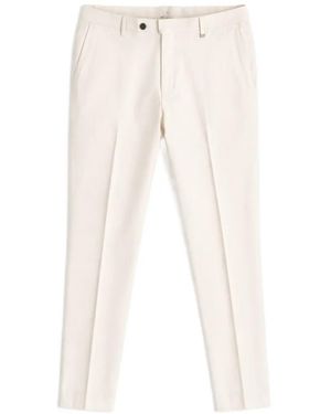Tombolini Pressed-Crease Tailored Pants - White
