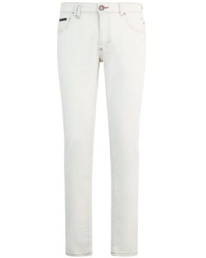 Philipp Plein Super Straight Jeans - White