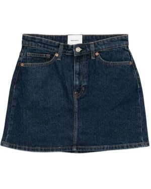Reformation Lydia Denim Skirt - Blue
