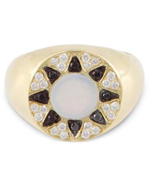 L'Atelier Nawbar Bague De Petit Doigt Ibiza Sertie De Pierres Multiples - Métallisé