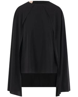 Plan C Scarf Blouse - Black