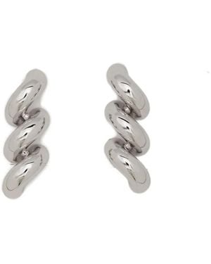 Eddie Borgo Pendientes Largos Con Cuerda - Blanco