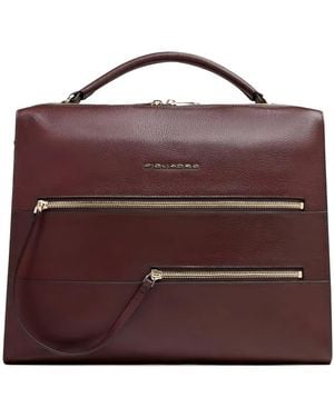 Piquadro Laptop 14" Tote Bag - Purple