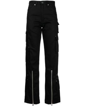 HELIOT EMIL Definite Cargo Trousers - Black