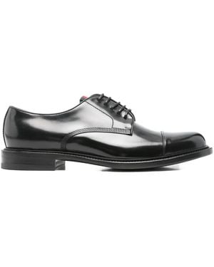 Gucci Zapatos derby de piel - Negro