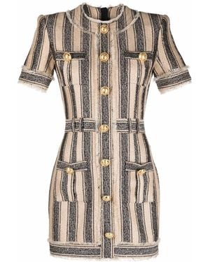 Balmain Dresses Black - Natural