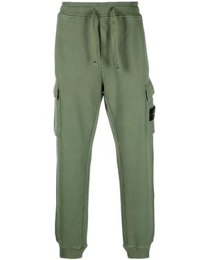 Stone Island Compass-Badge Track Trousers - Green