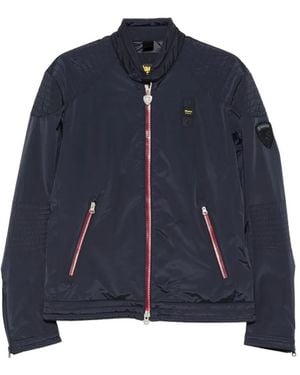 Blauer Thayer Quilted Zip Jacket - Blue