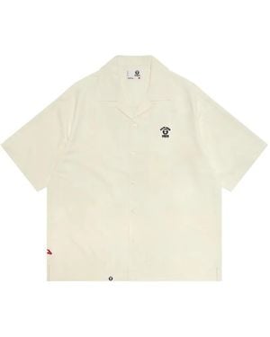Aape By A Bathing Ape Chemise Brodée À Manches Courtes - White