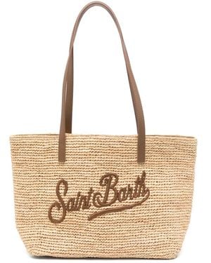Mc2 Saint Barth Raffia Shoulder Bag - Natural