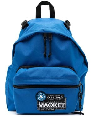 Eastpak X Market Basketballpack Logo-Appliqué Backpack - Blue