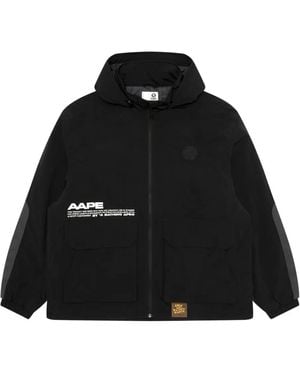 Aape By A Bathing Ape Jacke mit Kontrasteinsätzen - Schwarz
