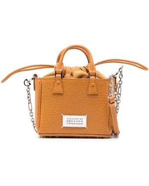 Maison Margiela Sac Porté Épaule 5Ac En Cuir - Orange