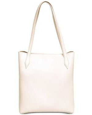 Vera Wang Mittelgroße Tote Bag Aus Leder - Natur
