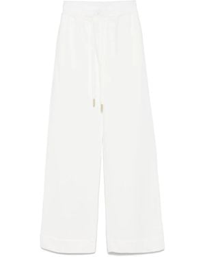 Lorena Antoniazzi Pantaloni Sportivi Con Applicazione - Bianco