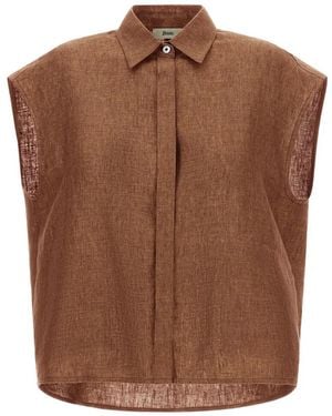 Herno Stylish Shirt For Every Season - Brown