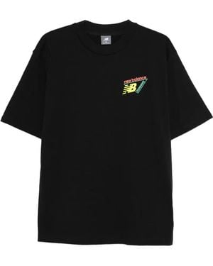 New Balance Classic Tri-Logo Heat Map T-Shirt - Black