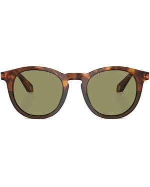Giorgio Armani Round-Frame Sunglasses - Red