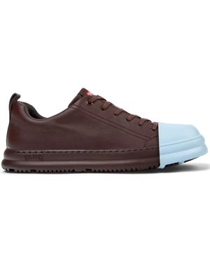 Camper Junction Runner レザースニーカー - ブラウン