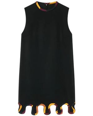 PUCCI Cady Dress With Printed Details - Black