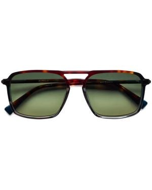 Etnia Barcelona Buffalo Square Sunglasses - Green