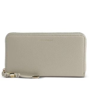 Coccinelle Pansy Pebbled-Texture Wallet - Grey
