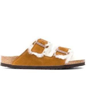 Birkenstock Arizona Fur Sandals - Multicolour