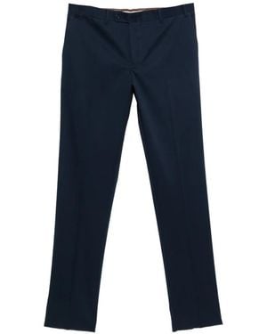 Canali Straight-Leg Tailored Pants - Blue